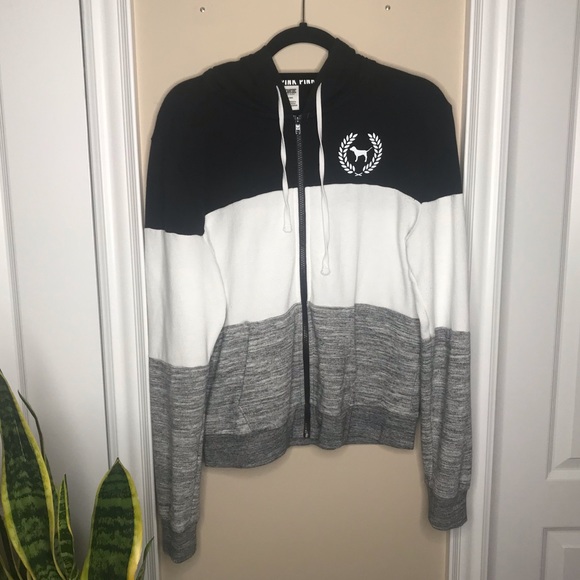 VS Pink Zip Up Sweater